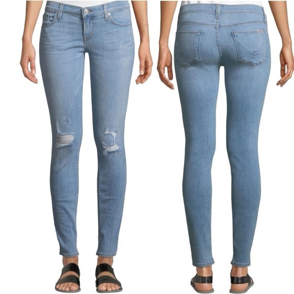 NWT Hudson Super Skinny Krista Ankle Distressed Jean - Picture 1 of 6